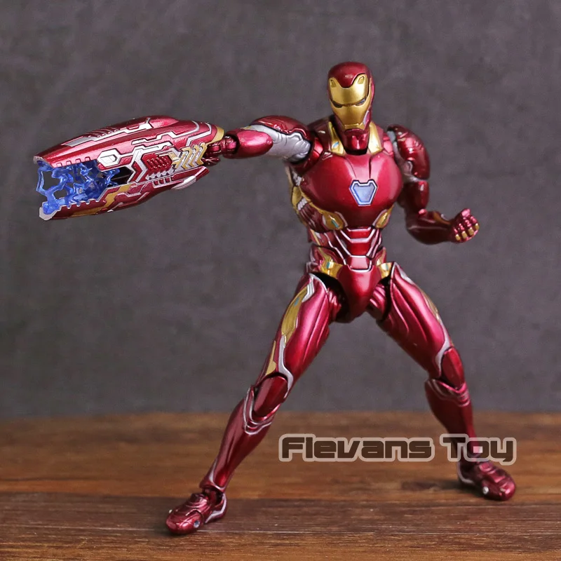 SHF Железный человек МК 50 Mark XLX ПВХ движущаяся фигурка Коллекционная модель