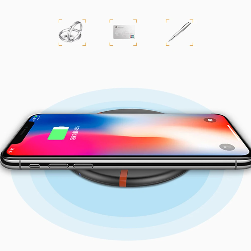 Универсальное 10 Вт Qi Беспроводное зарядное устройство для iPhone 11 Pro XS MAX X 8 настольное Быстрое беспроводное USB зарядное устройство для samsung Note10 S10 Plus