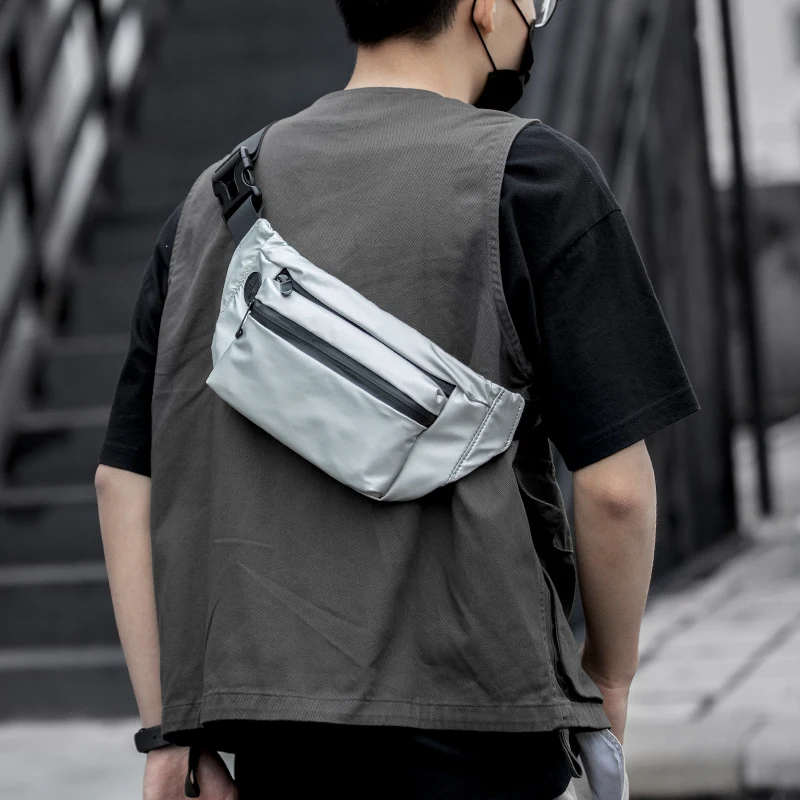

Waterproof Man Waist Bag Fashion Chest Pack Outdoor Sports Crossbody Bag Casual Travel Male Bum Belt Bag