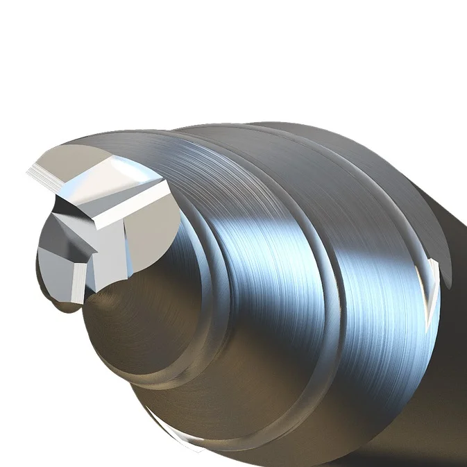 HuHao D1-D3 mm Taper Flat Bottom Milling Cutter 3 Flute CNC Tools Chamfer End Mill Tungsten Router Bit for Aluminum Copper Alloy |