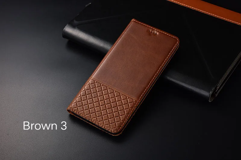 Чехол для LEAGOO M13 KEZiHOME Клетчатый Стиль из натуральной кожи флип-бумажник чехол для телефона Leagoo M13