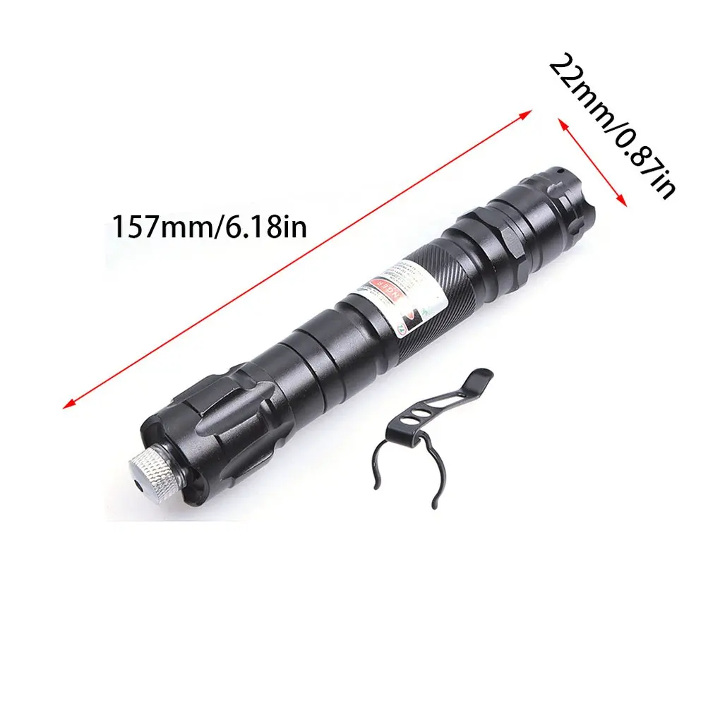 

10 Mile Military Green Laser Pointer Pen High Power 5mW Waterproof 532nm Visible Beam Burn Focus