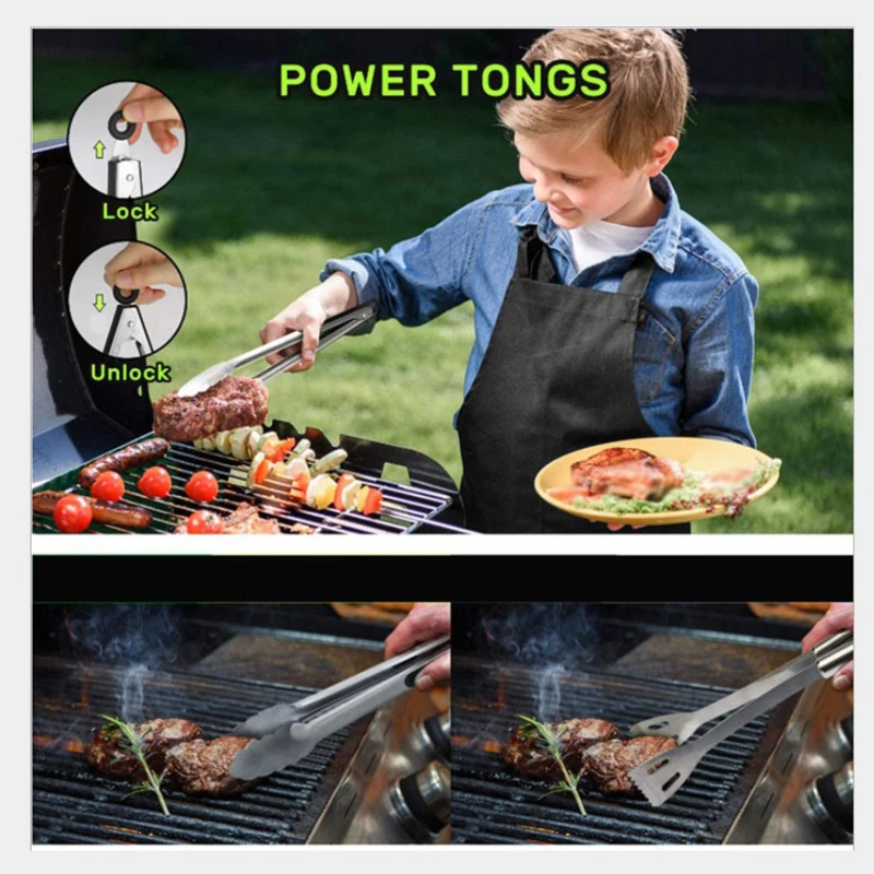 

2021 New Barbecue Tool Set 35 PCS Stainless Steel Grill Set For Outdoor Camping Cooking Tools Kit BBQ Utensils