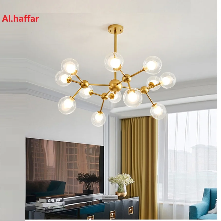 Современная дизайнерская Скандинавская светодиодная люстра лампа в виде ветвей