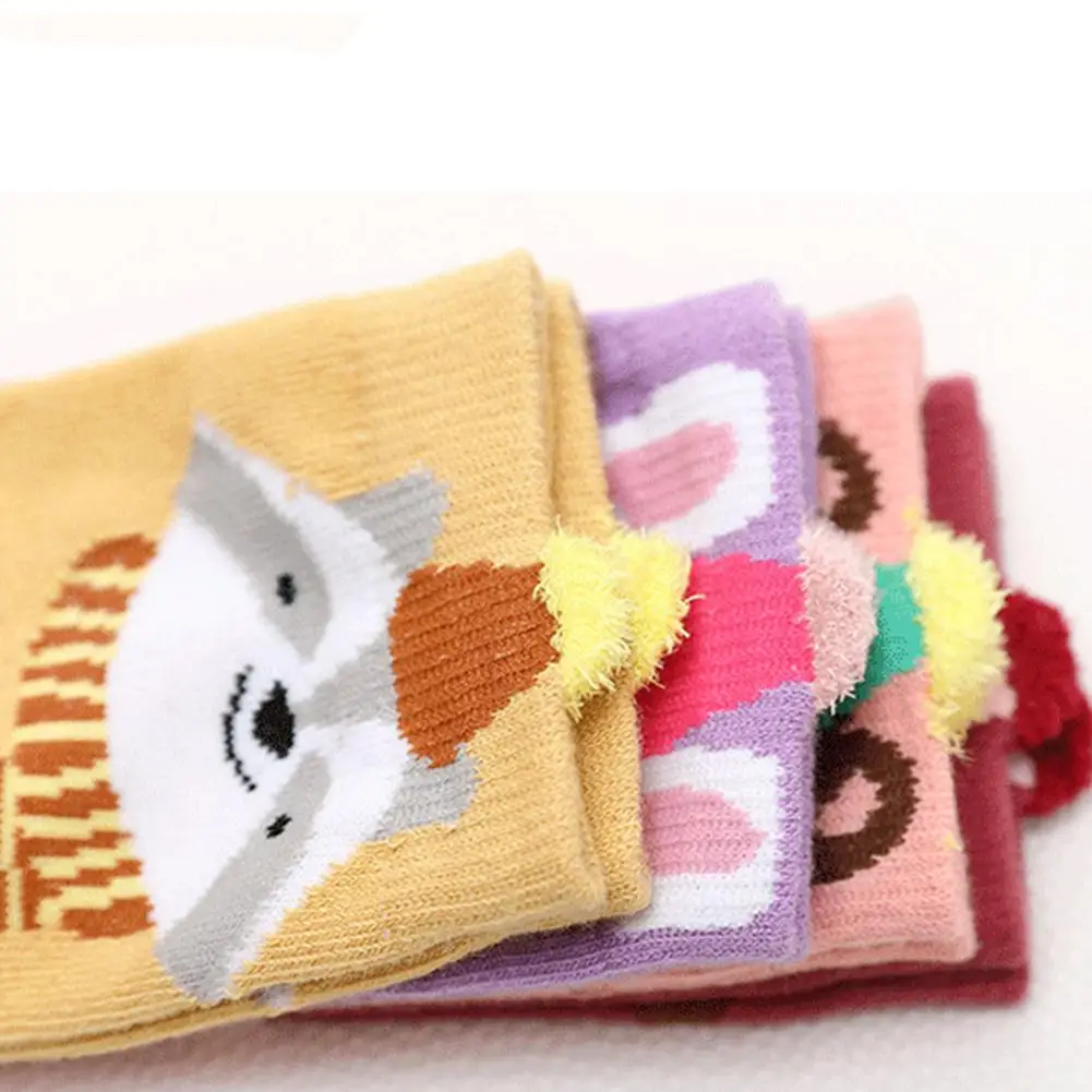 

Kid Girl Lion Fox Monkey Thigh High Over The Knee Stockings Cotton Long Socks