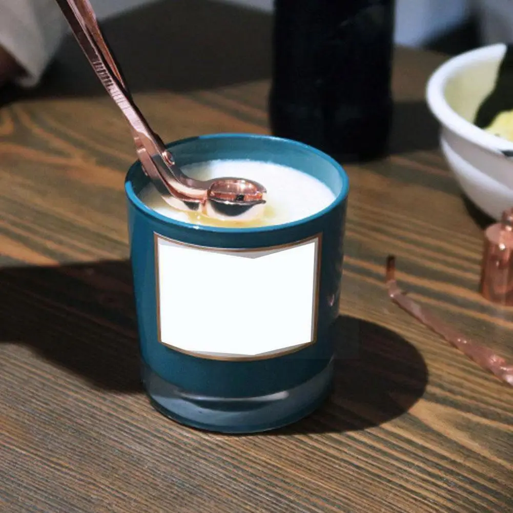 

Маленькая черная, Золотая Ароматизированная фитиль, инструмент для резки, обрезка свечи, инструмент для вырезания лица, фитиль, крышки, стал...