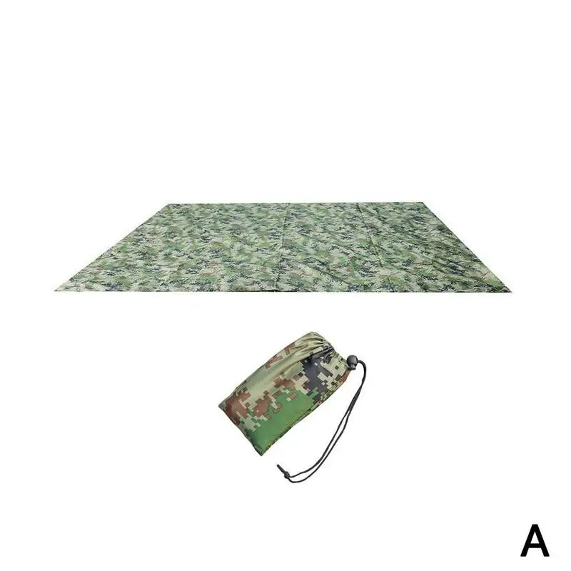 Ультралегкий Камуфляжный навес для кемпинга брезентовый коврик от солнца