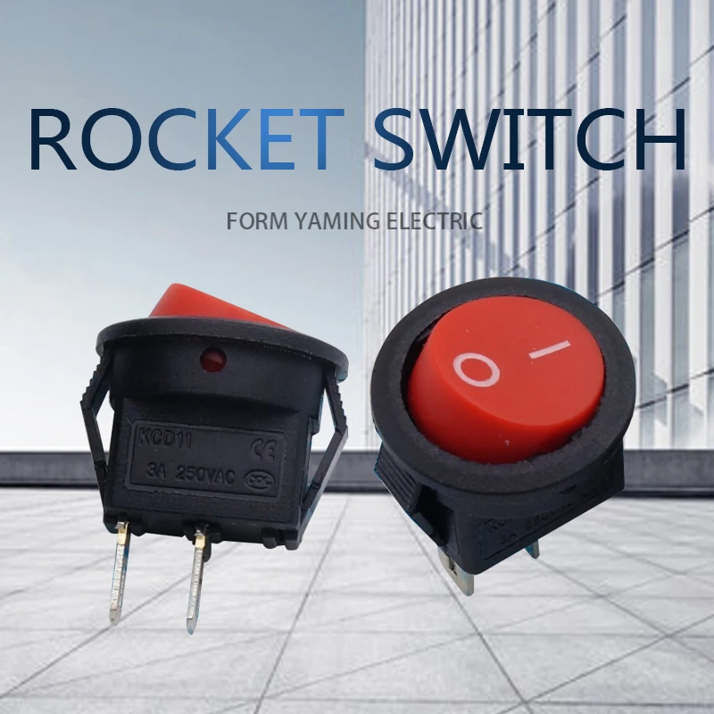 10 шт. клавишный выключатель с открытым отверстием 15 мм|Выключатели| |