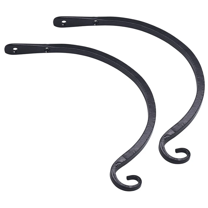 

2 шт. садовая подвесная Корзина цветок крючок для корзин наружное украшение домашняя настенная подвесная Скоба для посадки крючок для корзи...