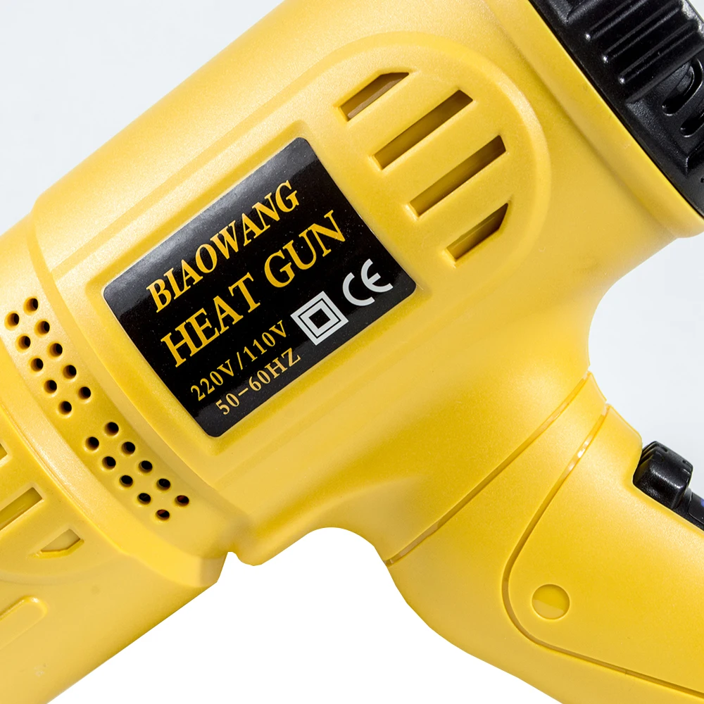 Термопистолет с регулируемой температурой Hot air stripper 1800W, отопительный инструмент с 4 насадками 220В-240В, EU AU UK вилка, OEM.