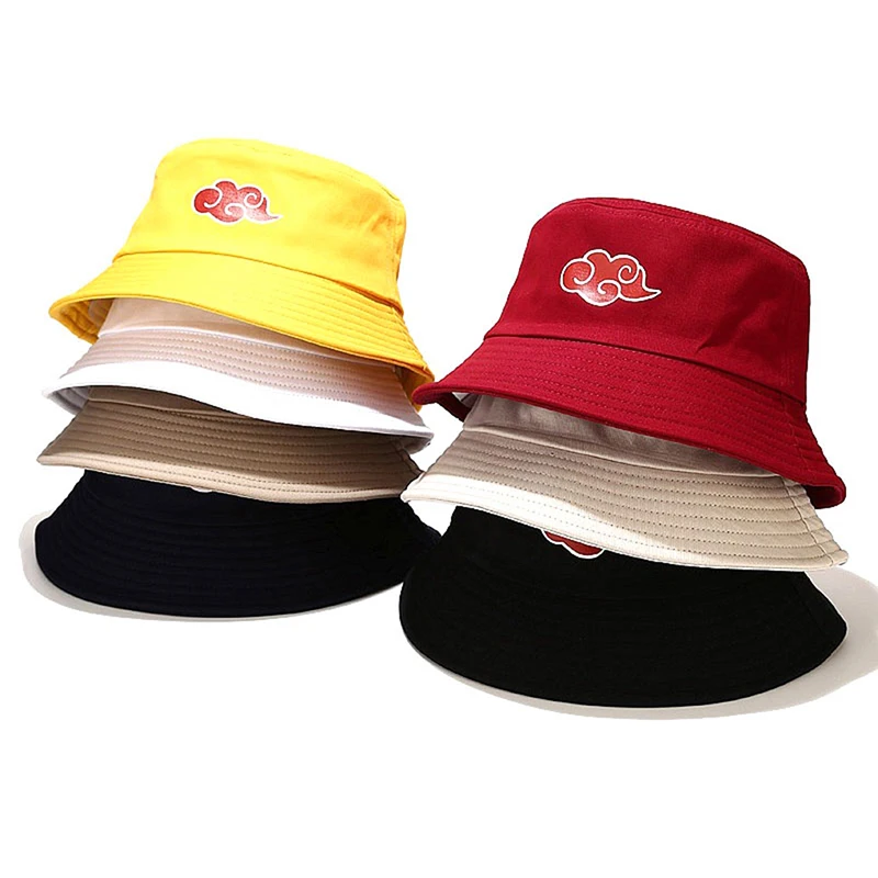 

Панама Складная унисекс с вышивкой и облаками