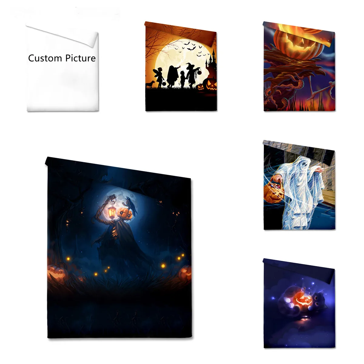 

Комплект постельного белья с 3D рисунком тыквы, пододеяльником и пододеяльником