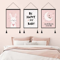 nordic cartoon hanging cloth tapestry dormitory bedroom bedside background cloth sofa decorative cloth tapestry