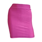 Флуоресцентные женские мини-юбки, летняя эластичная Спортивная сумочка на талии, короткая юбка для йоги, полубоди