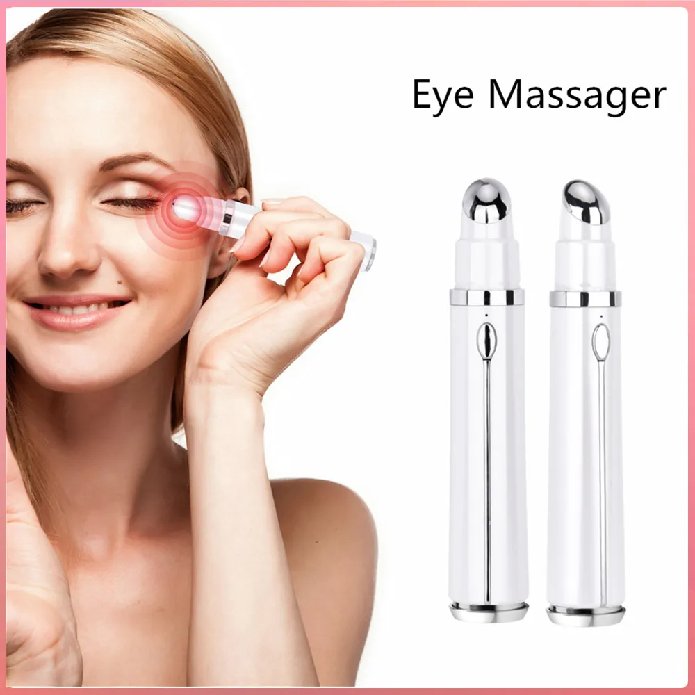

Portable Wand Ionic Eyes Pen Eye Massager 52â„ƒ Heated USB Facial Vibration Instrument Remove Dark Circle Eliminate Eye Care