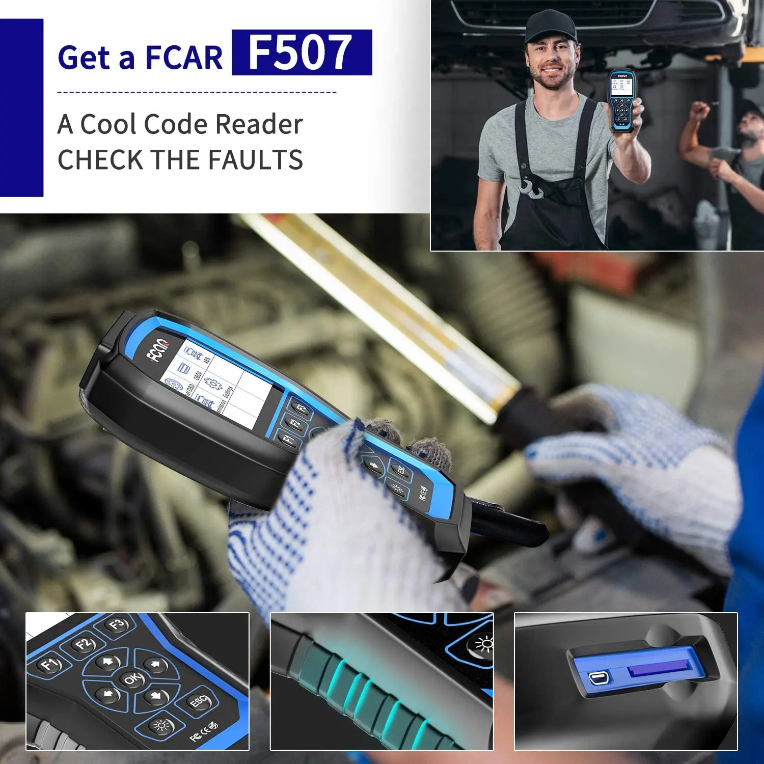 

FCAR F507, , , , OBD2