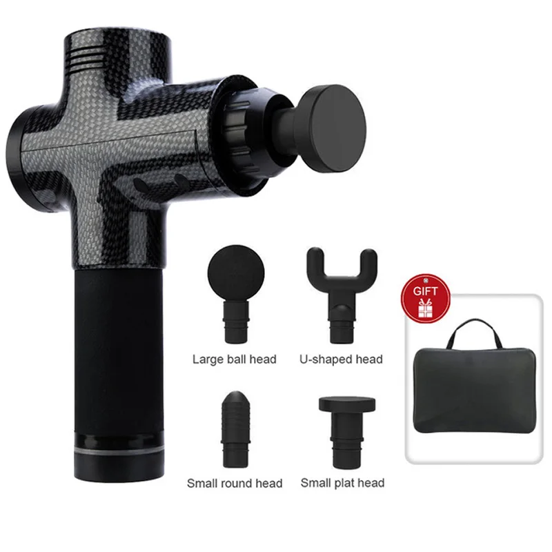 Пистолет для массажа мышц ручной массажер глубоких тканей Электрический тихий