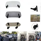 Универсальный Регулируемый удлинитель ветрового стекла для мотоцикла, накладной спойлер на лобовое стекло для BMW, KAWASAKI, YAMAHA, HONDA, SUZUK