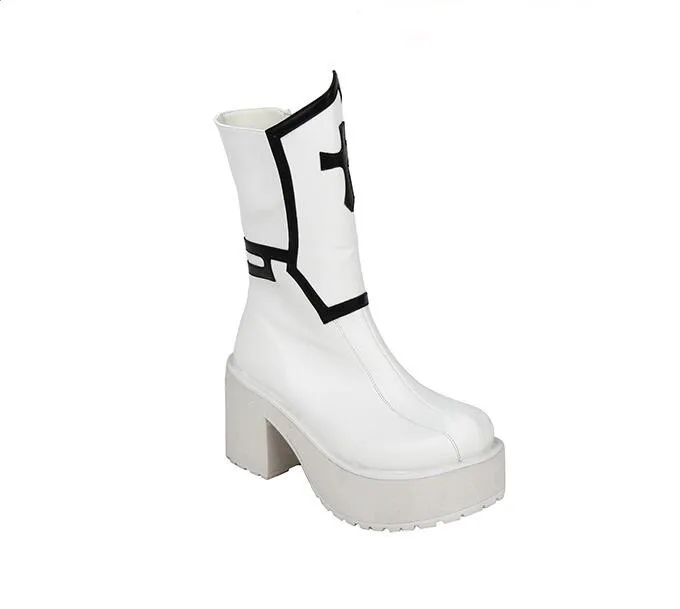 Ангельский отпечаток Мори девушка женские короткие сапоги для мотоцикла леди