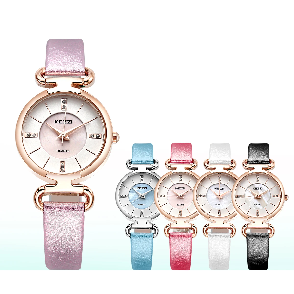 

NO.2 Brand Woman Bracelet Watches Ladies Roman Numeral Stainless Steel Quartz Dress Watch Clock For Women