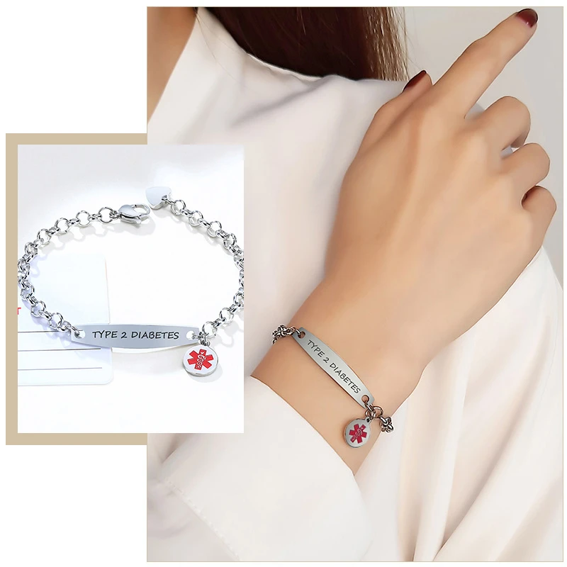 

Браслеты женские из нержавеющей стали с гравировкой на заказ