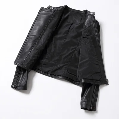 

New Autumn and Winter Motorcycle Leather Jacket