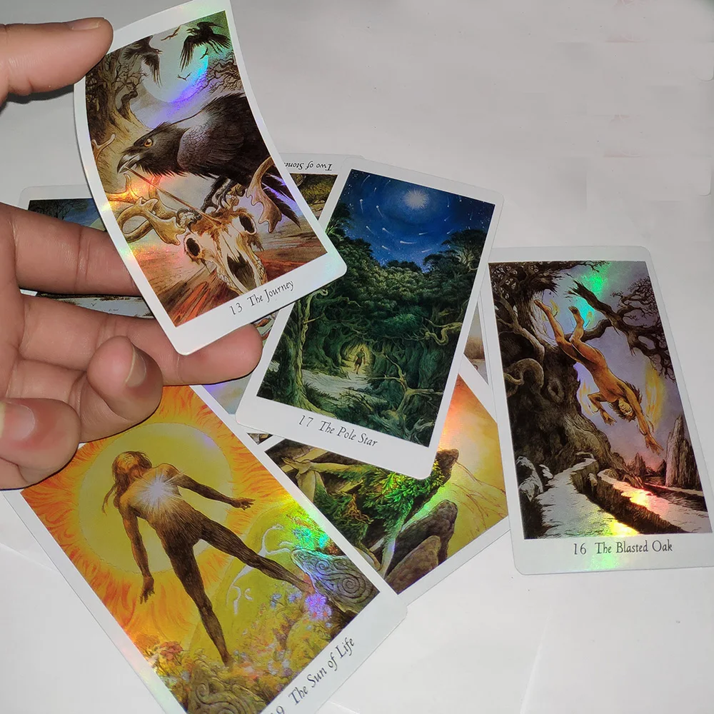 

board game nature Tarot cards deck shining playing card game divination fate for family party gifts