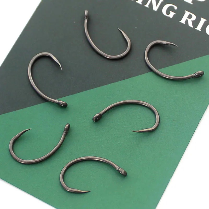30 шт. рыболовные крючки из высокоуглеродистой стали с ПТФЭ покрытием | Спорт и