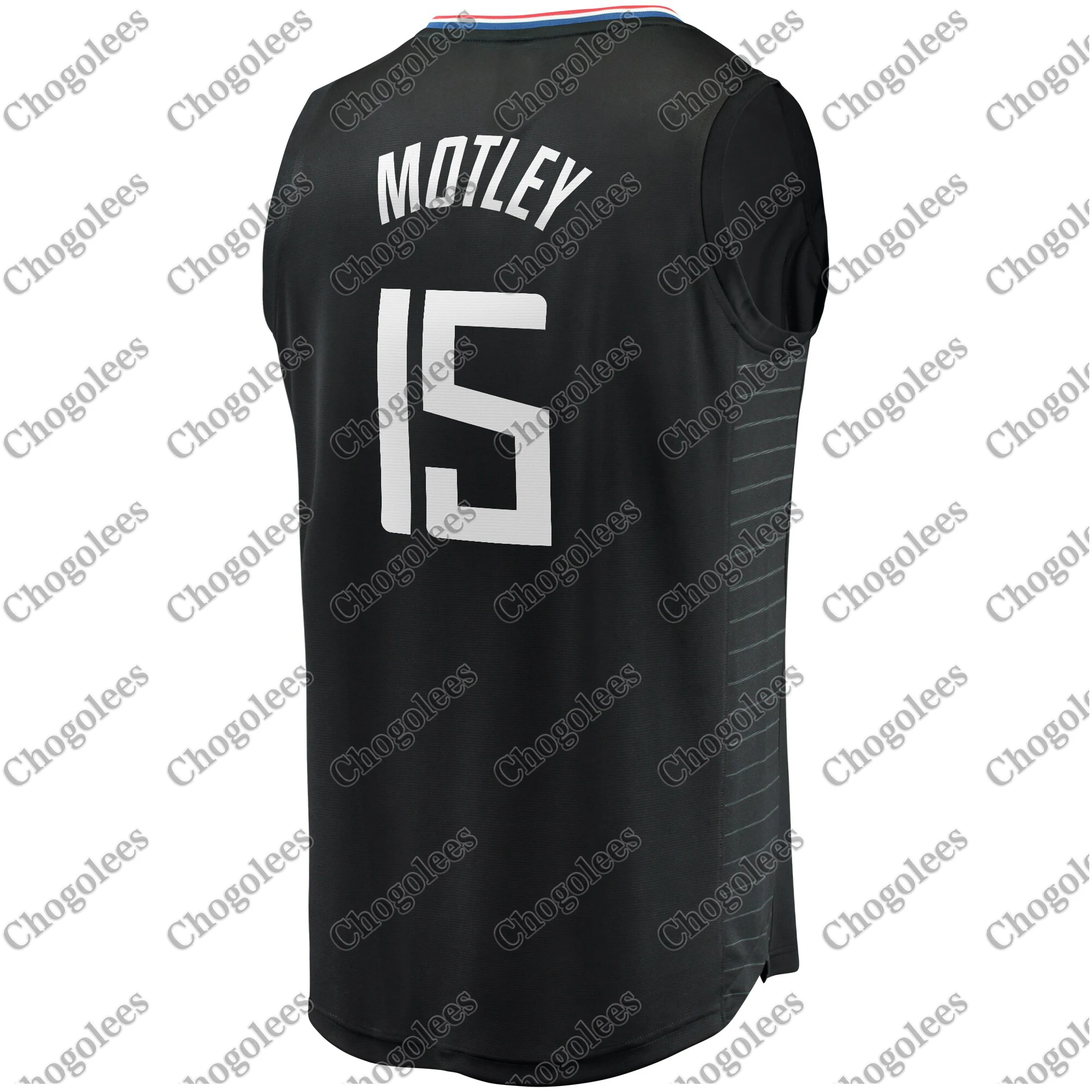 

Men Basketball Jersey Johnathan Motley LA Branded Fast Break Player Jersey Statement Edition Black