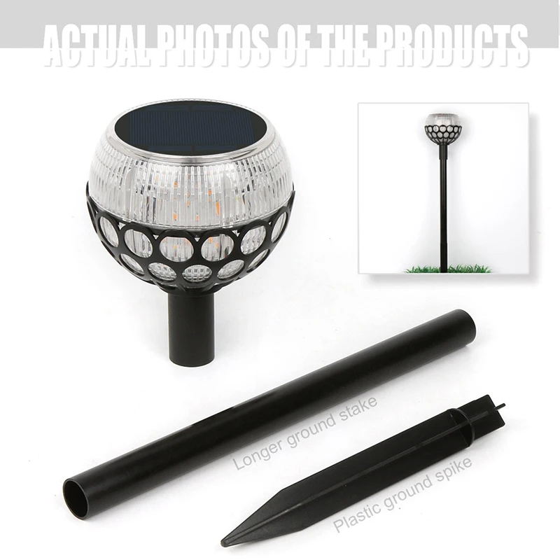 

Solar Light Ball Lawn Light 96Led Street Light Outdoor Solar Garden Decoration Light Solar Landscape Light