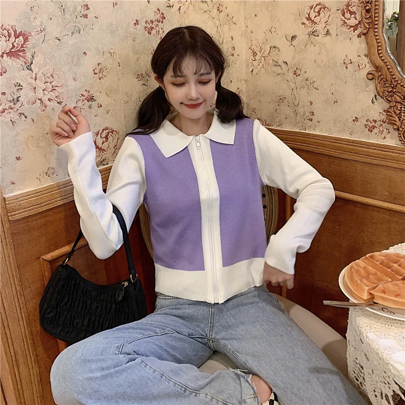 

Autumn Korean Style Design Sense Contrast Color