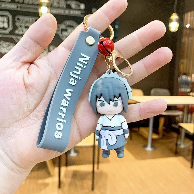 akatsuki itachi keychain anime accessories narutos figure phone chain work id card bag lanyard cartoon doll women jewelry gift free global shipping
