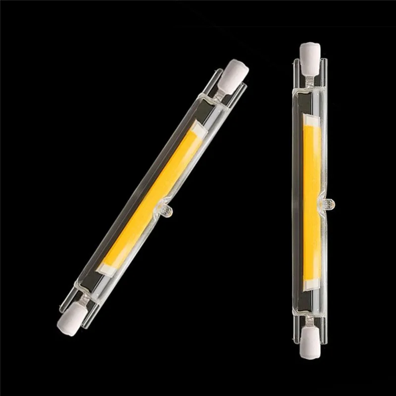 Dimmable j78 r7s 15 Вт 78 мм светодиодный светильник лампы j118 led cob 30 118 1000ЛМ лампа AC220 240V
