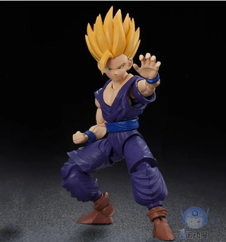 Оригинальный BANDAI Dragon Ball Z фигурка-рост малыш SSJ Gohan фигурка игрушки Фигурки Модель