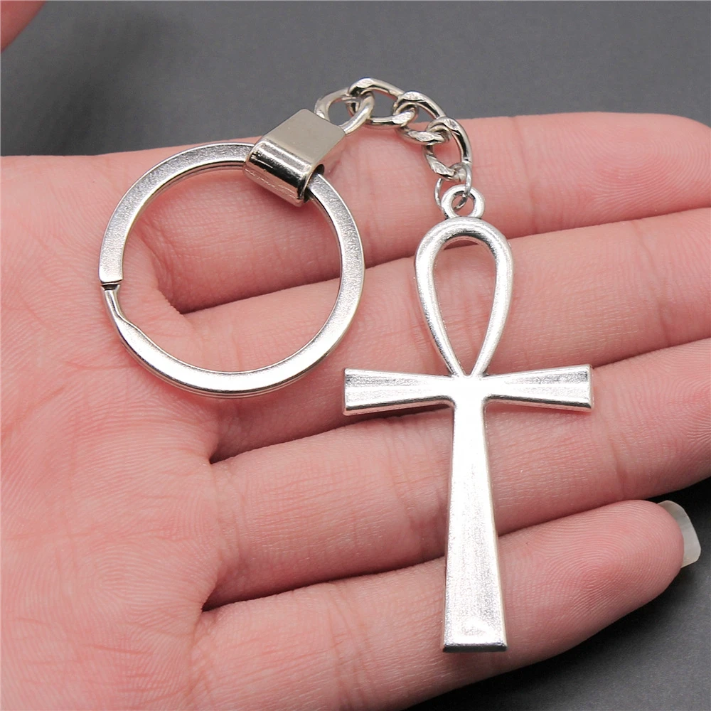 Анк крест брелок подарки для мужчин 2019 модные ювелирные изделия челнока |