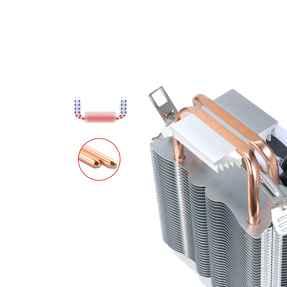 Cpu кулер Настольный компьютер алюминиевый гидравлический подшипник вентилятор