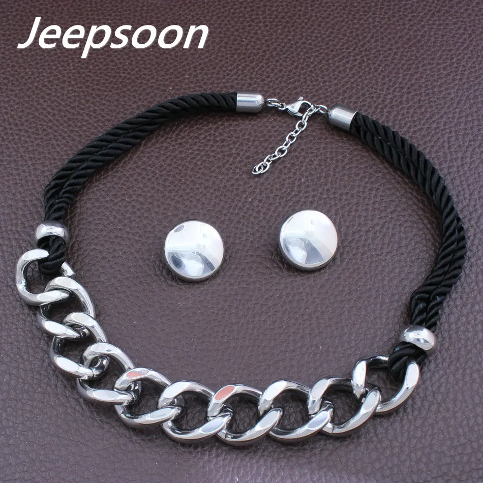 Новые ювелирные изделия из нержавеющей стали серебряного цвета ожерелье и