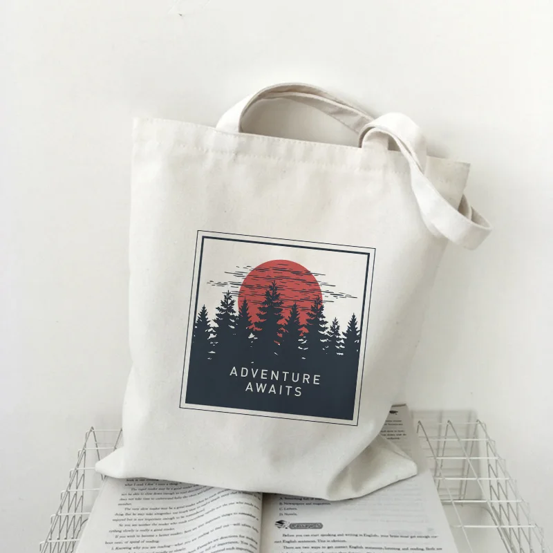 

Cosmic Belief Harajuku Beautiful Shoulder Canvas Bags Fashion Ins Cartoon Print Handbag Large casual shopping bag Ulzzang Wallet