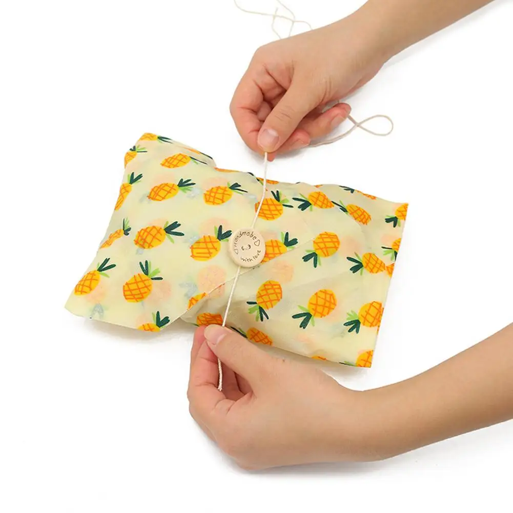 Пищевая обертка многоразовая для сохранения свежести пчелиного воска пищевая