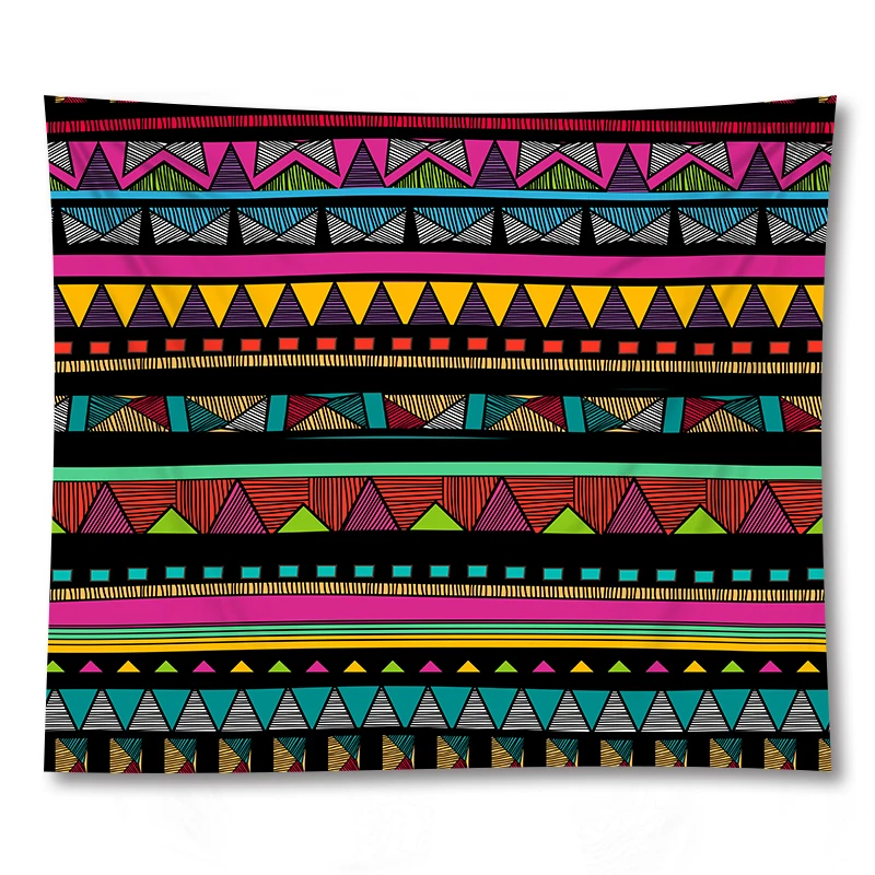 

Geometry Bohemia Print Polyester Fabric Home Decor Rug Carpets Hanging Blanket Tapestry Wall Bedroom