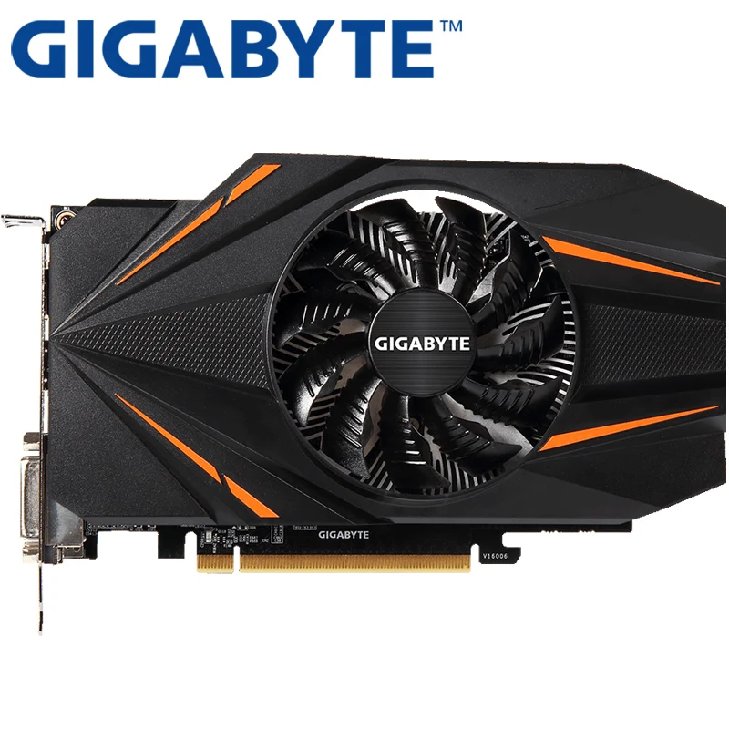 Видеокарта GIGABYTE GTX 950 2 Гб 750 бит GDDR5 видеокарты для nVIDIA VGA карты Geforce GTX950 б/у 1050 Ti