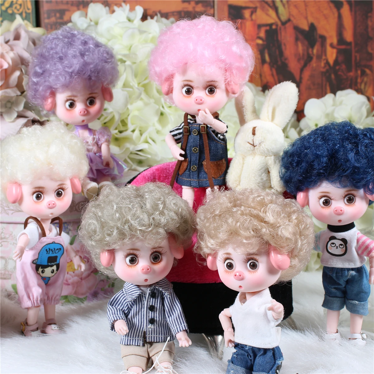 Фея мечты 1/12 BJD DODO игрушки куклы кудрявые волосы одежда обувь 14 см мини кукла