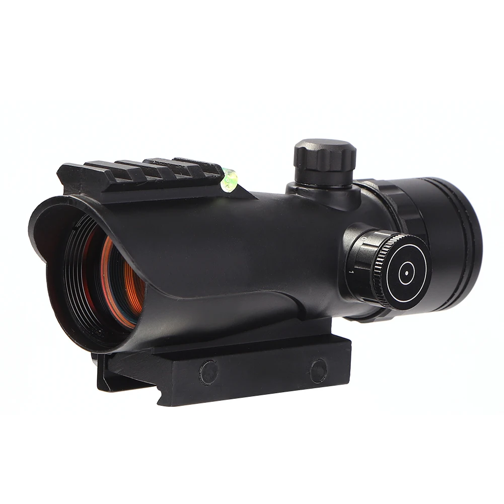

1X40 Portable Optical Hunting Binoculars Red Green Dot Sight Scope Tactical Optics Riflescope Fit 11/20mm Rail Rifle Scopes Hunt