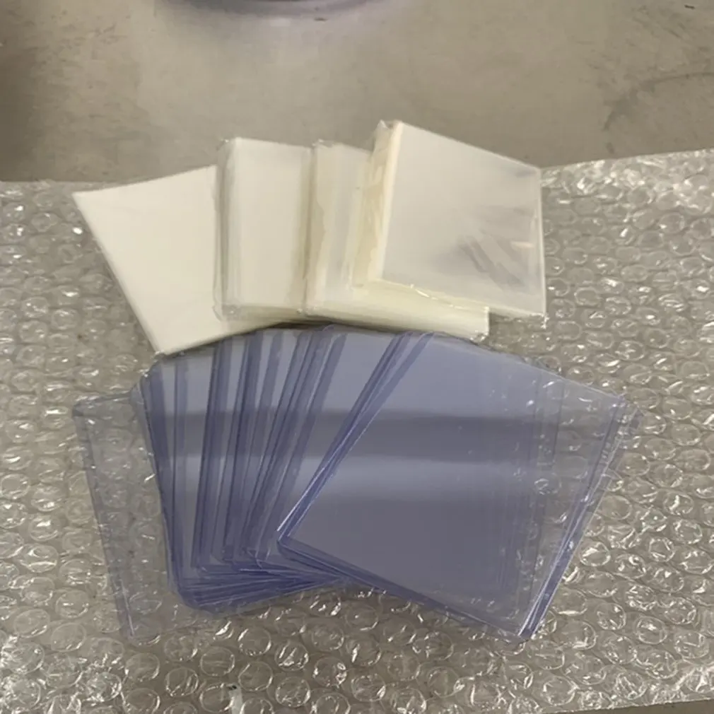 

25/30Pcs Card Sleeves And 100/300/400Pcs Card Films Cards Protector Trading Card Shield Magic Card Cover Transparent Card Holder