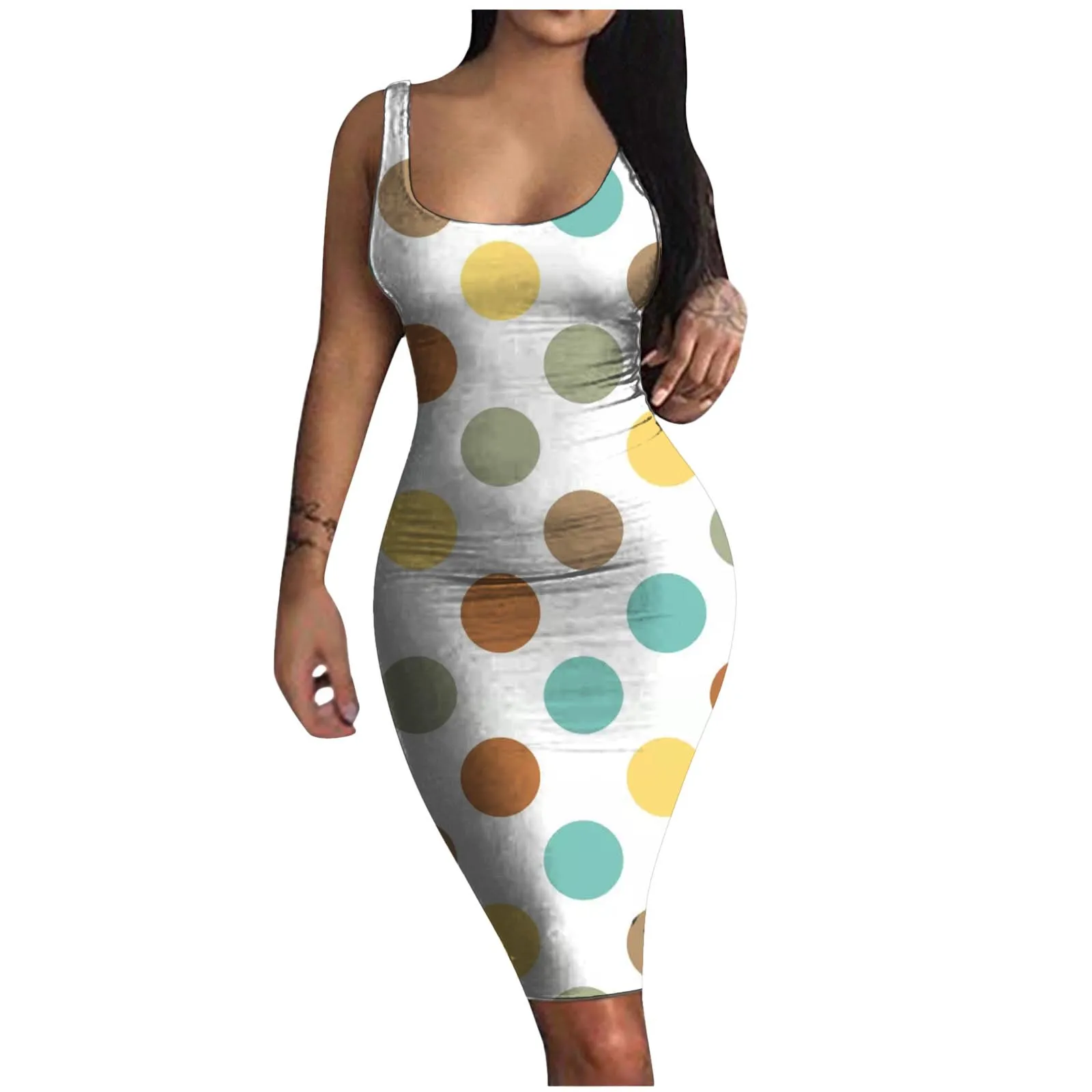 

Платье-мини средней длины, Клубное женское платье, базовое платье без рукавов с градиентом, вечервечерние женское платье