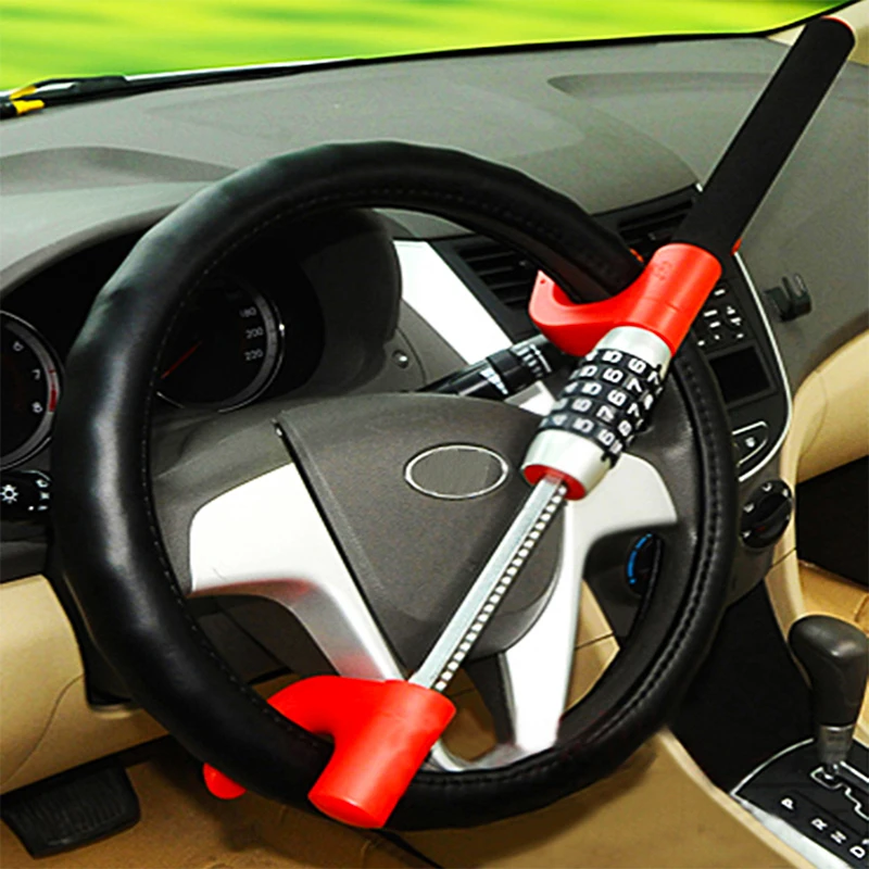 3 в 1 Автомобильные замки противокражный замок на рулевое колесо быстросъемный