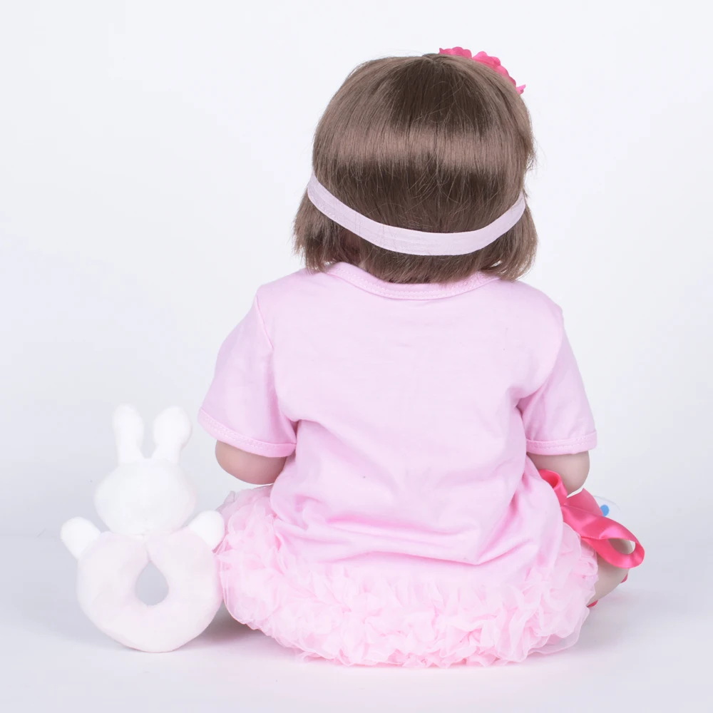 22 дюйма новый стиль силиконовые куклы полностью Bebe Reborn реалистичные принцессы