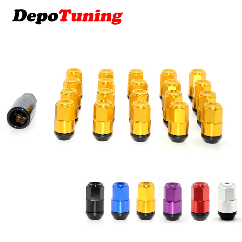 DepoTuning 2019 New product 20Pcs Set M12X1.5 41MM Aluminum and iron Tuner Lugs Nuts Wheels | Автомобили и мотоциклы