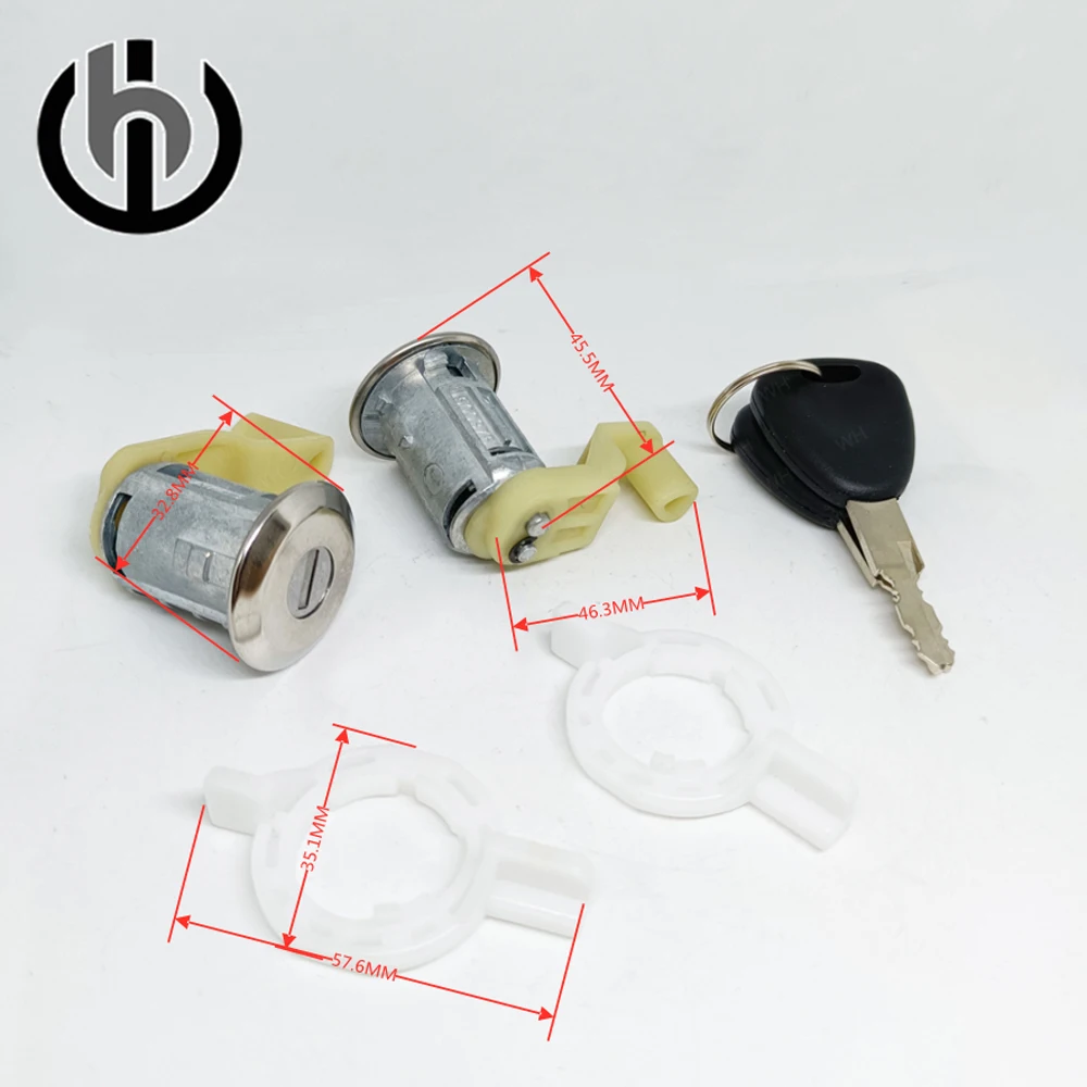 4 дверных замка 7701472806 дюйма с 2 Одинаковыми Ключами для RENAULT CLIO II 98-05 | Автомобили и