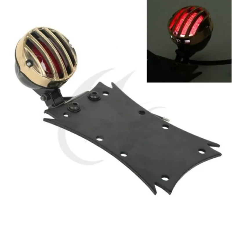 Мотоциклетный Алюминиевый задний фонарь боковое Крепление номерного знака для